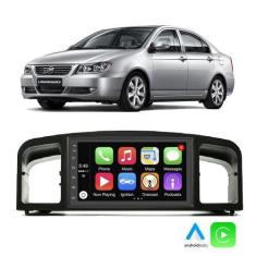 Imagem de Kit Multimidia Android Auto Carplay Lifan 620 2010 2011 2012 7" Voz Go