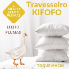 Imagem de Travesseiro Kifofo Efeito Plumas Fibra Siliconizada - Vilela Enxovais