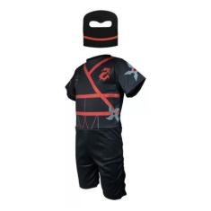 Imagem de Fantasia Roupa Infantil Ninja com Máscara ( dos 12 meses aos 7 anos ) 