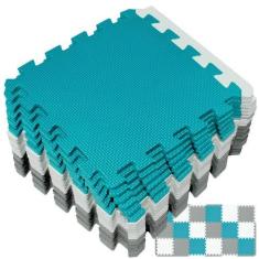 Imagem de Quebra-cabeça entrelaçado Foam Baby Play Mat Yostrong de 18 peças