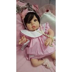 Boneca Bebe Reborn Yasmin Cegonha Reborn Dolls Mais 9 Acessórios 48cm em  Promoção na Americanas