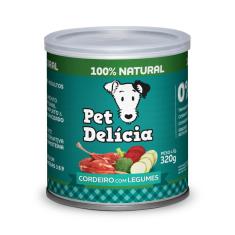 Imagem de Ração Úmida Pet Delícia Cordeiro com Legumes para Cães Adultos - 320 g