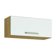 Imagem de Armário Aéreo Geladeira De Cozinha E Lavanderia 1 Porta Módulo Madeira