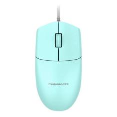 Imagem de Mouse office cm15 com fio verde chinamate .