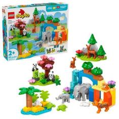 Imagem de Famílias de Animais Selvagens 3 em 1 Lego Duplo
