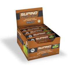 Imagem de Supino Protein Sabor Capuccino Display Com 12 Barras De 30G - Banana B