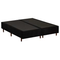 Imagem de Cama Box Base Universal Queen Rustico Black 158X198x25 Polar