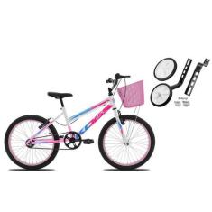 Imagem de Bicicleta Com Rodinha e Cesta Feminina Infantil Aro 20 KOG - Wendy, Ro