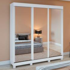 Imagem de Guarda-roupa Casal Saion Plus 3 Portas Moveis Lopas Branco