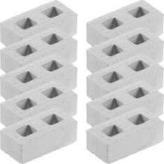 Imagem de HOODANCOS 30 Peças Modelos De Tijolos Em Miniatura Diy Modelos De Tijolos De Simulação Modelos De Tijolos Pequenos Tijolos De Parede Falsos