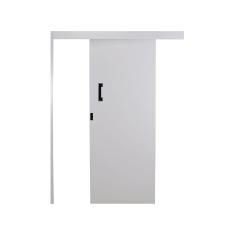 Imagem de Porta de Correr Sobrepor - Reversivel 215x70cm sem Batente Marromamínico MGM Branco