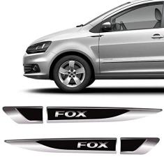 Imagem de Emblema Resinado Aplique Lateral Fox Decorativo Par