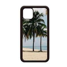 Imagem de Capa com imagem de árvore do mar e areia do oceano para iPhone 11 Pro Max para Apple Mobile Case