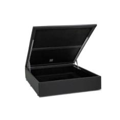 Imagem de Cama Box Baú Casal Nk Camas Sintético Cinza 41X138x188