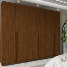 Imagem de Guarda Roupa Casal 6 Portas 4 Gavetas com Pés Imperatriz Gelius