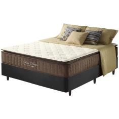 Imagem de Cama Box Casal Preta + Colchão Molas Ensacadas San Diego 138