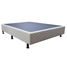 Imagem de Base Cama Box Casal Suede Bege