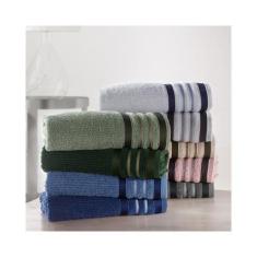 Imagem de Jogo de Toalhas 2 peças Jacquard 400g/m² - Boston - Feirão de Toalhas,