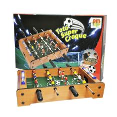 Imagem de Futebol De Mesa Pebolim toto super craque De Madeira Dm Toys