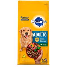 Imagem de Ração Seca Pedigree Carne e Vegetais para Cães Adultos Raças Médias e Grandes - 2,7 Kg