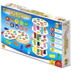 Imagem de Brinquedo Infantil Educativo Jogo Torre Divertida Animais - Ggb Brinqu