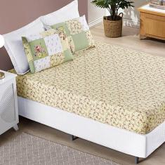 Imagem de Jogo de Lençol Cama Casal Padrão Bouti Estampado - 3 Peças
