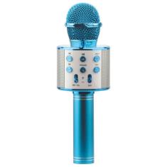 Imagem de Microfone Karaokê Infantil Com Bluetooth Azul - Toyng