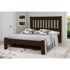 Imagem de Cama De Casal Texas De Madeira Maciça Tauari - Cor Tabaco - Santa Rosa