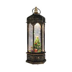 Imagem de Lanterna de Natal Castiçal Lâmpada Night Light Velho Boneco de Neve Decoração Night Light Desktop Ornamento Enfeite de Natal 90ml