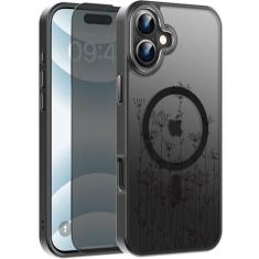 Imagem de FUNMIKO Capa para iPhone XX Plus com protetor de tela de privacidade, compatível com carregamento sem fio, capa fosca translúcida à prova de choque - linda capa de telefone com design floral para