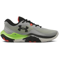 Imagem de Tênis de Basquete Masculino Under Armour Buzzer 2 46 Cinza-Masculino