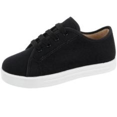 Imagem de Tênis Infantil Casual  Confortável Unissex Vermelho Branco Preto Amare