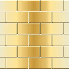 Imagem de Papel de Parede Tijolo Metálico Gold