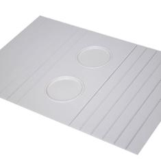 Imagem de Esteirinha Bandeja Porta Copos Braço Sofá Off White