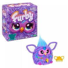 Imagem de Pelúcia Furby Purple Brinquedo Interativo Hasbro - F6743