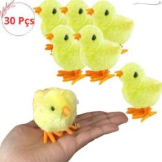 Imagem de Kit 30 Pintinho Amarelinho Brinquedo Pelúcia Corda Infantil - Str Stor