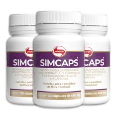 Imagem de Kit 3 Simcaps Mix De Probióticos Vitafor 30 Cápsulas