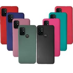 Imagem de Capa Capinha Case Anti Queda Silicone Aveludada Moto G10 - M7