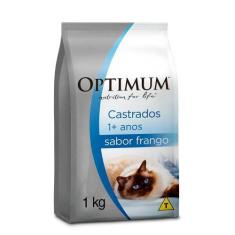 Imagem de Ração Seca Optimum Frango para Gatos Adultos Castrados - 1 Kg