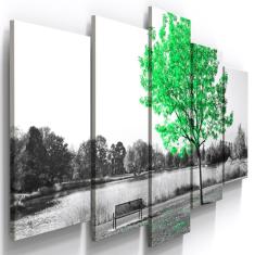 Imagem de Quadros Decorativos Arvore Verde Botanico Sala