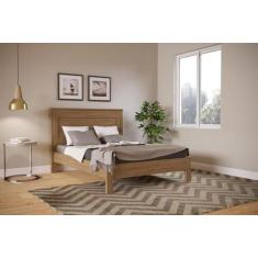 Imagem de Cama De Casal 100% Mdf Munique Hanover - Village Móveis