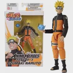 Imagem de Boneco Naruto Shippuden Anime Heroes - Uzumaki Naruto - Bandai