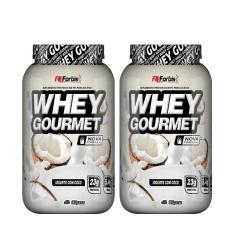 Imagem de Kit 2X Whey Protein Gourmet 907g Pote - FN Forbis Nutrition-Unissex