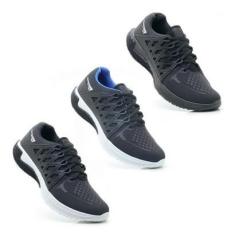 Imagem de Kit 3 Tênis Esportivo Masculino Cadarço Academia Fitness-Masculino