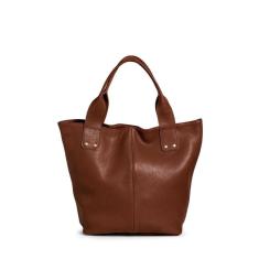 Imagem de Bolsa Feminina Saco Couro Ombro Botões Estilo Clássica