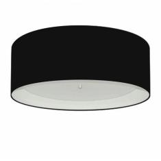 Imagem de Plafon Cilíndrico Md-3008 Duplo 60X25cm Preto Branco Bivolt