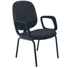 Imagem de Cadeira Diretor com Braços Base Fixa com 4 pés Linha Uno