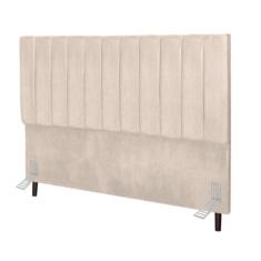 Imagem de Cabeceira Estofada Cama King Box 195 Cm Catarina Linho E Fram