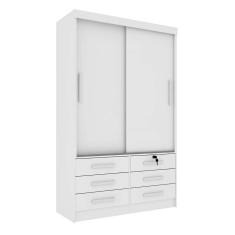 Imagem de Guarda-Roupa Solteiro Chicago I 2 pt 6 gv Neve