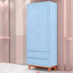 Imagem de Guarda-Roupa Infantil Kevin 2 Portas 2 Gavetas MDF Tuboarte